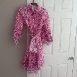 Sue Sartor XL Flounce Shorty - Pink Cayenne Fan - New
